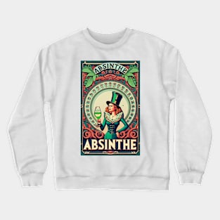 Vintage Absinthe Ad - Design 2 Crewneck Sweatshirt